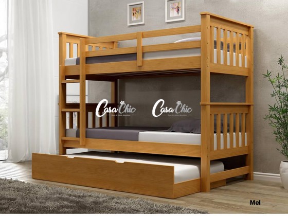 Beliche com Cama Auxiliar Triliche Londres 1830